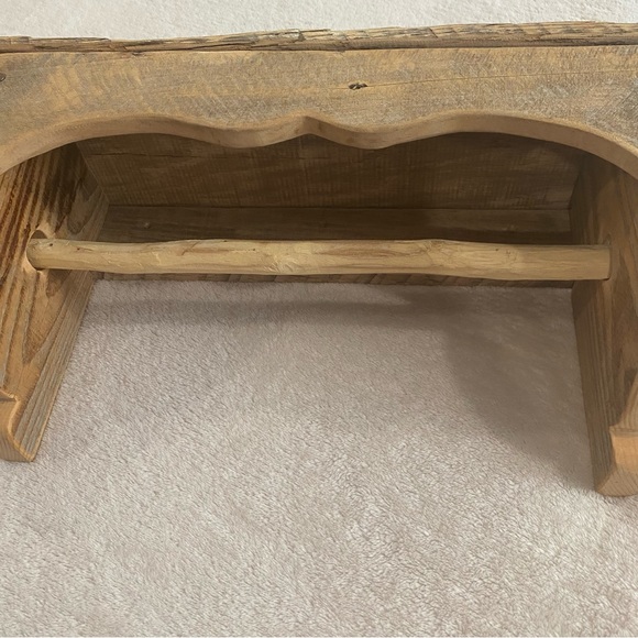 Handmade Wood and Metal Paper Towel Holder - Picture 7 of 8